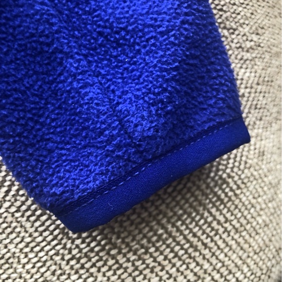 The North Face Infant Lightweight Fleece Hooded Jacket. Royal Blue. Size 3-6 M - Picture 8 of 9